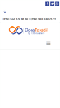 Mobile Screenshot of doratekstil.net